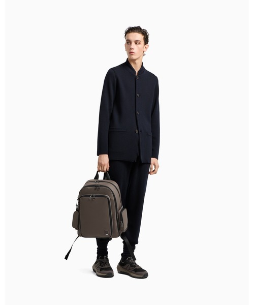 EMPORIO ARMANI（エンポリオアルマーニ）の「【エンポリオ アルマーニ】Travel Essentials ジャケット ミラノステッチファブリック（その他アウター・メンズ・ネイビー・46/48/50）」の3枚目の写真