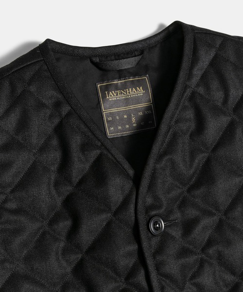 Black Edition Wool Button Front Gilet Mens / ブラック