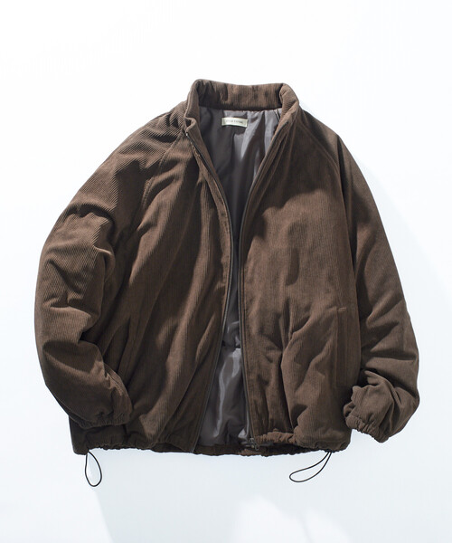 限定展開 リラックスフィット コーデュロイ 中綿スタンドブルゾン