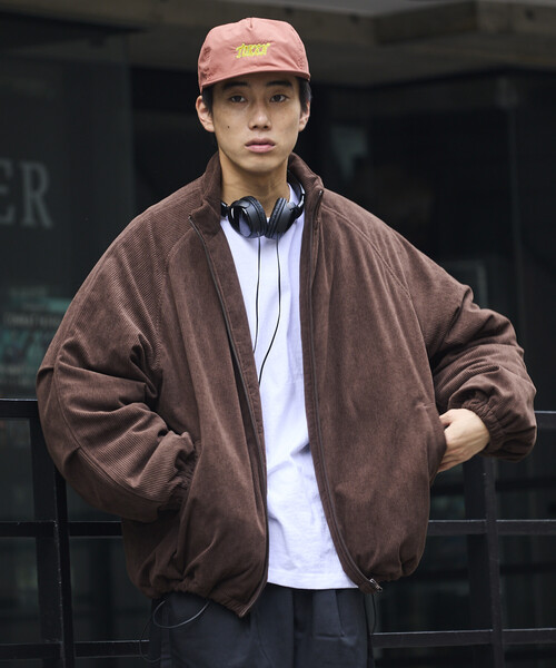 FREAK'S STORE（フリークスストア）の「限定展開 リラックスフィット コーデュロイ 中綿スタンドブルゾン（ブルゾン・メンズ・ブラック/チャコールグレー/ブラウン・SMALL/MEDIUM/LARGE）」の12枚目の写真