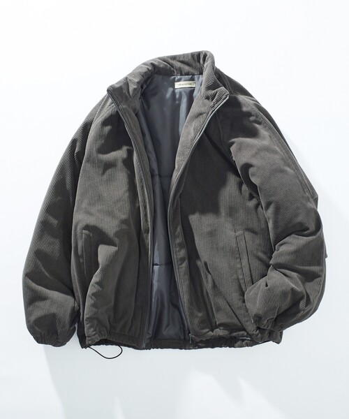 限定展開 リラックスフィット コーデュロイ 中綿スタンドブルゾン