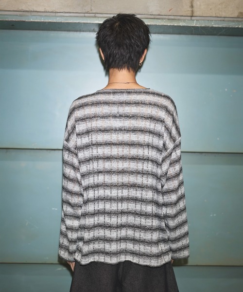 MSG(エムエスジー)の「ダメージロングスリーブカットソー【UNISEX】(Tシャツ/カットソー・メンズ・ダークグレー/ライトグレー/ブラック・XL/L/M/S)」の11枚目の写真