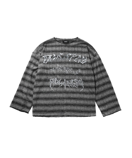 MSG（エムエスジー）の「ダメージロングスリーブカットソー