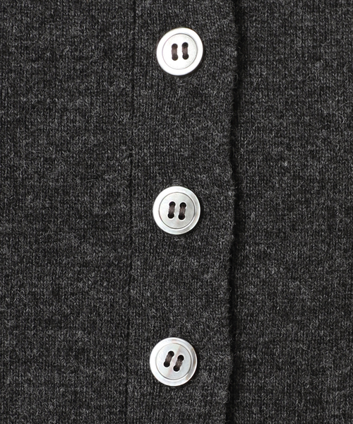 Spick & Span（スピックアンドスパン）の「ポロシャツチュニックニットワンピ（ワンピース・レディース・チャコールグレー/キャメル・FREE）」の18枚目の写真