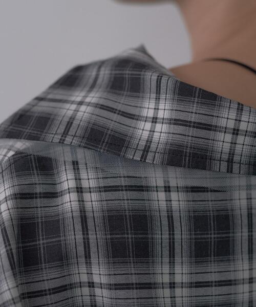 GALLEST（ギャレスト）の「オンブレチェックシャツ（シャツ/ブラウス・レディース・ブラック系1/ベージュ系その他5・38）」の10枚目の写真