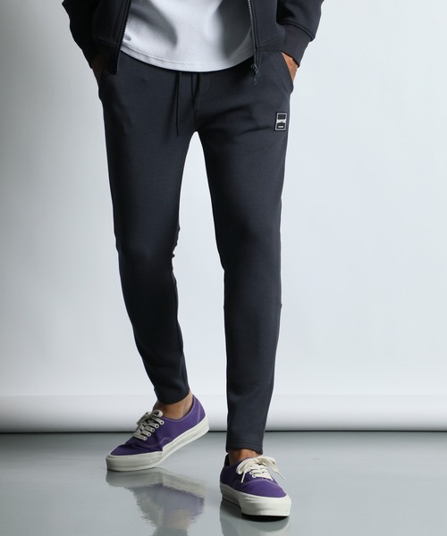 BLACK LABEL〕'SORONA' SLIM COMFY PANTS：セットアップ ダンボール