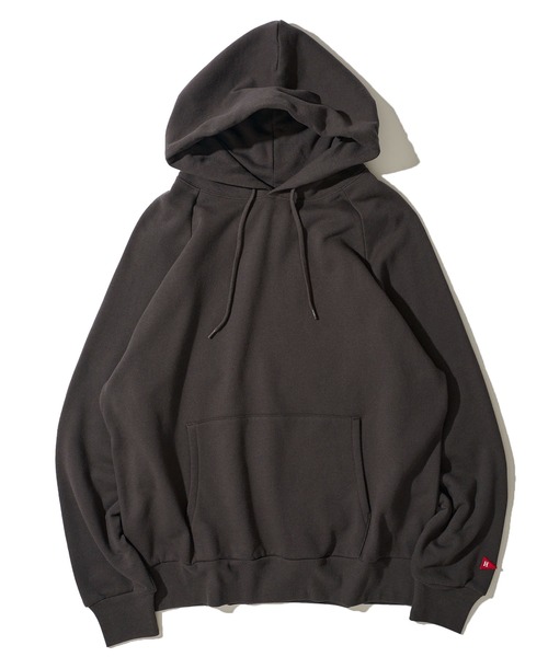 Healthknit（ヘルスニット）の「【Healthknit】Classic Sweat Hoodie L/S / プルオーバーパーカー（パーカー・メンズ・グレー/チャコールグレー/サンドベージュ/ネイビー/マルーン・MEDIUM/LARGE/X-LARGE）」の6枚目の写真