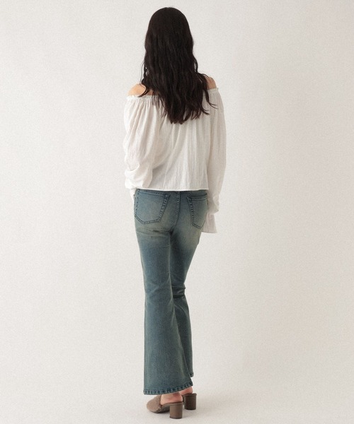 Heather(ヘザー)の「2WAYオフショルリボンブラウス 592568(シャツ/ブラウス・レディース・オフホワイト/ホワイト系その他/ブラック系その他・FREE)」の9枚目の写真