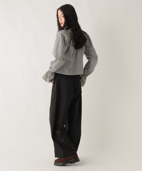 Heather(ヘザー)の「2WAYオフショルリボンブラウス 592568(シャツ/ブラウス・レディース・オフホワイト/ホワイト系その他/ブラック系その他・FREE)」の16枚目の写真