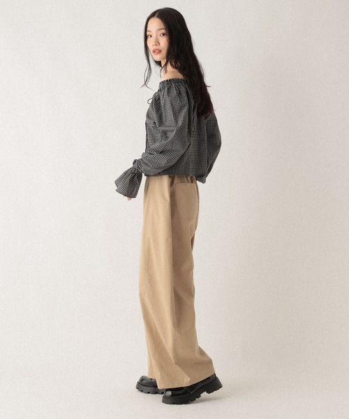 Heather(ヘザー)の「2WAYオフショルリボンブラウス 592568(シャツ/ブラウス・レディース・オフホワイト/ホワイト系その他/ブラック系その他・FREE)」の22枚目の写真