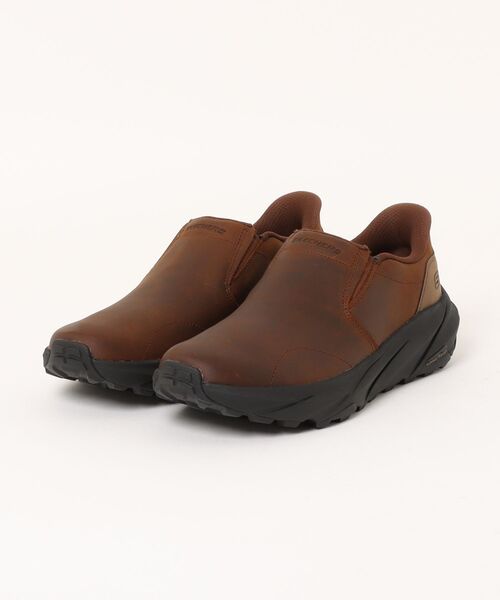 SKECHERS(スケッチャーズ)の「《SKECHERS》53 CONNER-RAYNE(スニーカー・メンズ・ブラウン/ブラック×ブラック・28.0cm/27.5cm/27.0cm/26.5cm/26.0cm/25.5cm)」の1枚目の写真