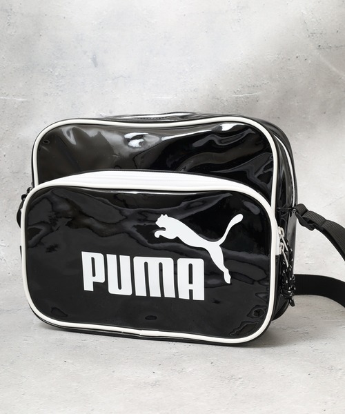 PUMA プーマ エナメルショルダーバッグ（ショルダーバッグ）｜PUMA