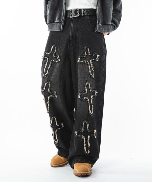 SHORT ROUND（ショートラウンド）の「SHORT ROUND/【25年秋冬新作】フリンジデニムパンツ（デニムパンツ・メンズ・その他2/その他1/その他4/その他3・MEDIUM/LARGE）」の4枚目の写真