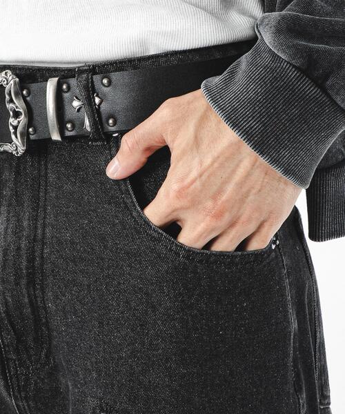 SHORT ROUND（ショートラウンド）の「SHORT ROUND/【25年秋冬新作】フリンジデニムパンツ（デニムパンツ・メンズ・その他2/その他1/その他4/その他3・MEDIUM/LARGE）」の10枚目の写真