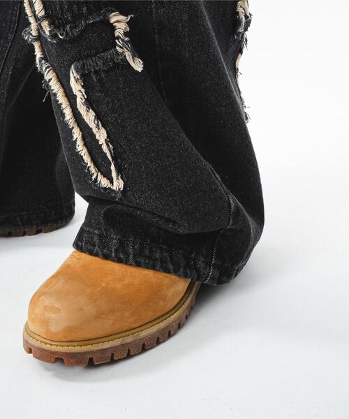 SHORT ROUND（ショートラウンド）の「SHORT ROUND/【25年秋冬新作】フリンジデニムパンツ（デニムパンツ・メンズ・その他2/その他1/その他4/その他3・MEDIUM/LARGE）」の12枚目の写真