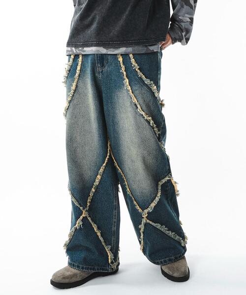 SHORT ROUND（ショートラウンド）の「SHORT ROUND/【25年秋冬新作】フリンジデニムパンツ（デニムパンツ・メンズ・その他2/その他1/その他4/その他3・MEDIUM/LARGE）」の14枚目の写真