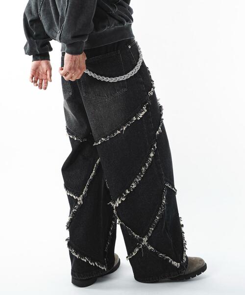 SHORT ROUND（ショートラウンド）の「SHORT ROUND/【25年秋冬新作】フリンジデニムパンツ（デニムパンツ・メンズ・その他2/その他1/その他4/その他3・MEDIUM/LARGE）」の19枚目の写真