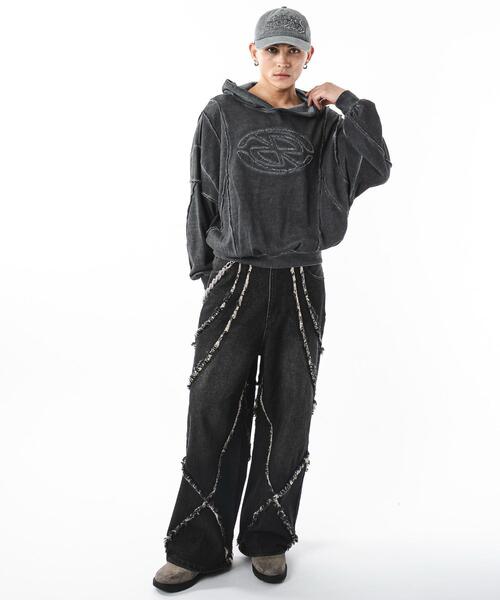 SHORT ROUND（ショートラウンド）の「SHORT ROUND/【25年秋冬新作】フリンジデニムパンツ（デニムパンツ・メンズ・その他2/その他1/その他4/その他3・MEDIUM/LARGE）」の20枚目の写真