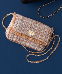 23区（ニジュウサンク）の「GIOLICAツイード ショルダーバッグ（ショルダーバッグ）」