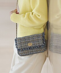 23区（ニジュウサンク）の「GIOLICAツイード ショルダーバッグ（ショルダーバッグ）」