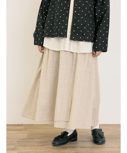 Samansa Mos2（サマンサ モスモス）の「【Cross×Linen】ラップ風