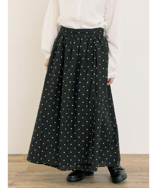 Samansa Mos2（サマンサ モスモス）の「【Cross×Linen】ラップ風