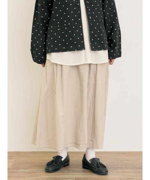 Samansa Mos2（サマンサ モスモス）の「【Cross×Linen】ラップ風