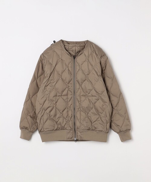 TAION（タイオン）の「【SHIPS any別注】TAION:〈手洗い可能〉ミリタリーキルト ダブルジップ ダウン パーカー◇（ブルゾン・メンズ・ベージュ系/ブラック・SMALL/MEDIUM/LARGE/X-LARGE）」の3枚目の写真