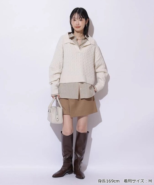 アクアケーブルポロニット（ニット/セーター）｜Mystrada（マイ