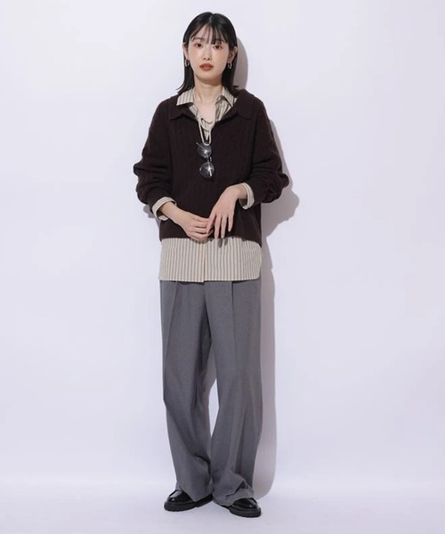 アクアケーブルポロニット（ニット/セーター）｜Mystrada（マイ