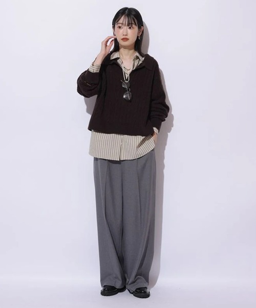 アクアケーブルポロニット（ニット/セーター）｜Mystrada（マイ