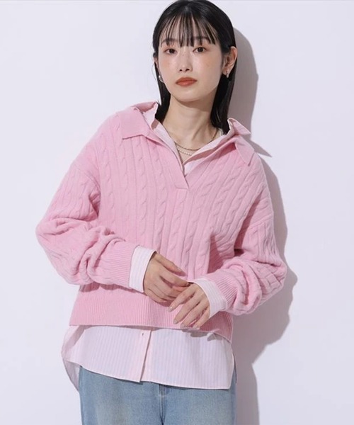 アクアケーブルポロニット（ニット/セーター）｜Mystrada（マイ