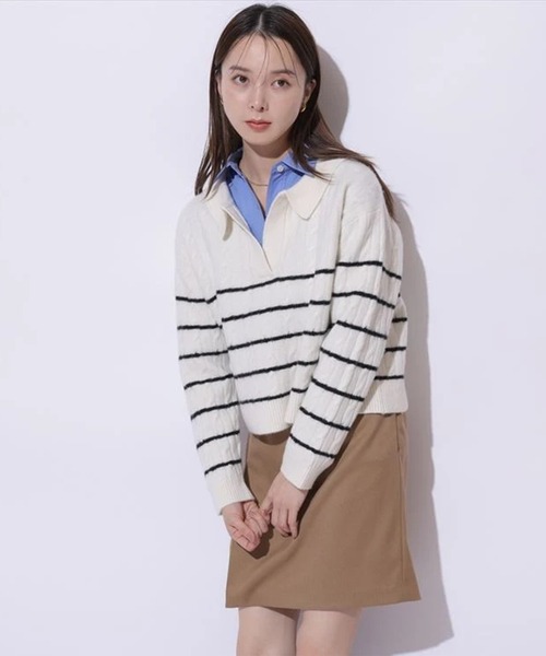 アクアケーブルポロニット（ニット/セーター）｜Mystrada（マイ