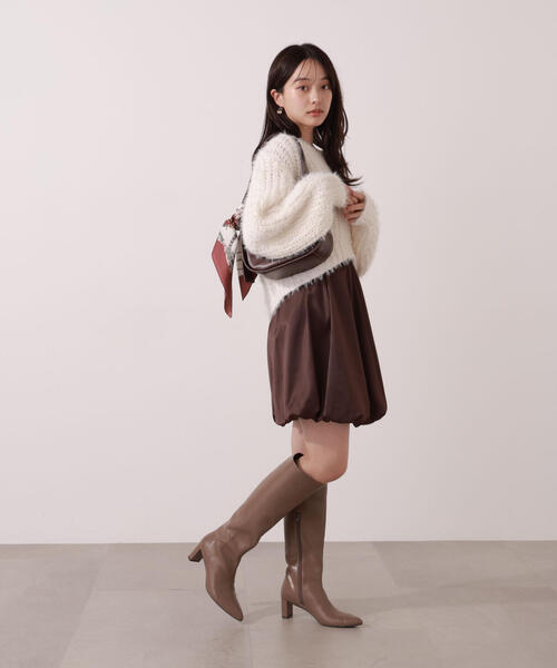 PROPORTION BODY DRESSING（プロポーションボディドレッシング）の「ローゲージざっくりニット / 1215270001（ニット/セーター・レディース・グレー系その他/ホワイト系その他/レッド・FREE）」の18枚目の写真