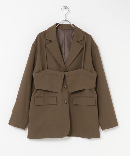 ビスチェSETテーラードジャケット（その他アウター）｜KBF