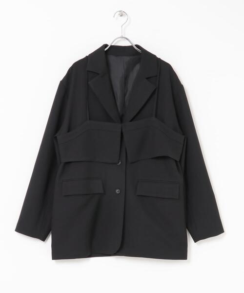 未使用★kBF^_^ビスチェセットテーラードジャケット ビスチェSETテーラードジャケット（その他アウター）｜KBF