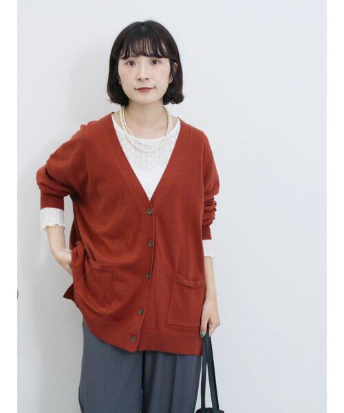 Samansa Mos2 blue(サマンサモスモスブルー)の「シアーレースロンT(Tシャツ/カットソー・レディース・シルバーグレー/オフホワイト/ブラック・F)」の6枚目の写真