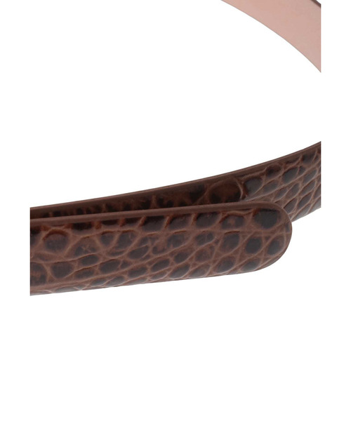 AMBOISE（アンボワーズ）の「＜ATELIER AMBOISE (アトリエ アンボワーズ)＞型押しレザーベルト（ベルト・レディース・ブラウン系その他5/ブラック系その他3・FREE）」の7枚目の写真