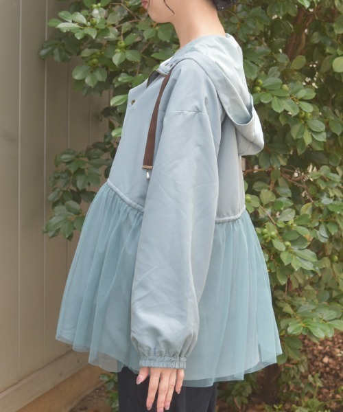 axes femme(アクシーズファム)の「撥水加工マウンテンパーカー(マウンテンパーカー・レディース・ピンク/ブラック/ミント・FREE)」の8枚目の写真