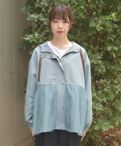 axes femme(アクシーズファム)の「撥水加工マウンテンパーカー(マウンテンパーカー・レディース・ピンク/ブラック/ミント・FREE)」の10枚目の写真