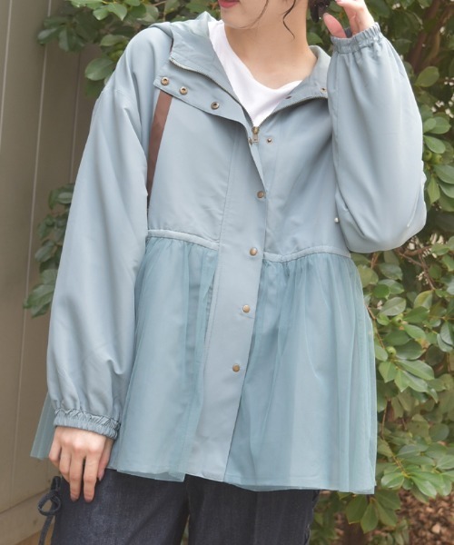 axes femme(アクシーズファム)の「撥水加工マウンテンパーカー(マウンテンパーカー・レディース・ピンク/ブラック/ミント・FREE)」の13枚目の写真