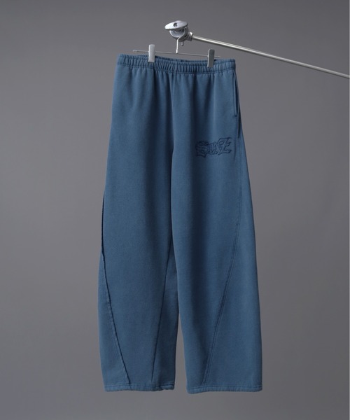 SEQUENZ(シークエンズ)の「【SEQUENZ(シークエンズ)】APPLIQUE APPLIQUE FADE SWEAT PANTS(スウェットパンツ・メンズ・ブラウン/レッド/グレー/ブルー/ブラック・S/M/L)」の5枚目の写真