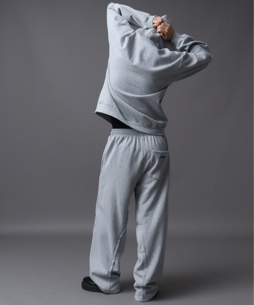 SEQUENZ(シークエンズ)の「【SEQUENZ(シークエンズ)】APPLIQUE APPLIQUE FADE SWEAT PANTS(スウェットパンツ・メンズ・ブラウン/レッド/グレー/ブルー/ブラック・S/M/L)」の21枚目の写真