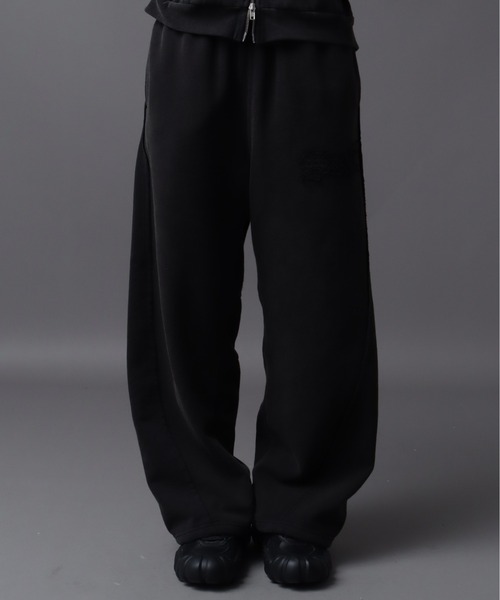 SEQUENZ(シークエンズ)の「【SEQUENZ(シークエンズ)】APPLIQUE APPLIQUE FADE SWEAT PANTS(スウェットパンツ・メンズ・ブラウン/レッド/グレー/ブルー/ブラック・S/M/L)」の6枚目の写真