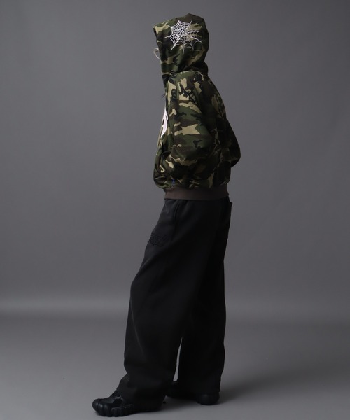 SEQUENZ(シークエンズ)の「【SEQUENZ(シークエンズ)】APPLIQUE APPLIQUE FADE SWEAT PANTS(スウェットパンツ・メンズ・ブラウン/レッド/グレー/ブルー/ブラック・S/M/L)」の11枚目の写真