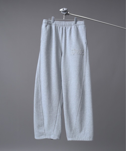 SEQUENZ(シークエンズ)の「【SEQUENZ(シークエンズ)】APPLIQUE APPLIQUE FADE SWEAT PANTS(スウェットパンツ・メンズ・ブラウン/レッド/グレー/ブルー/ブラック・S/M/L)」の14枚目の写真