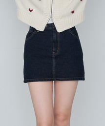 RAY CASSIN | ピグメントデニムミニスカート(スカート)