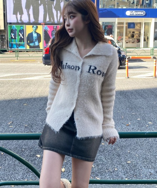 RAY CASSIN（レイカズン）の「ピグメントデニムミニスカート（スカート・レディース・ネイビー/ブルー/ブラウン/ブラック・M/L）」の21枚目の写真