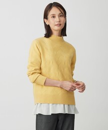 【WEB限定カラーあり】CAT ハイネック ニット