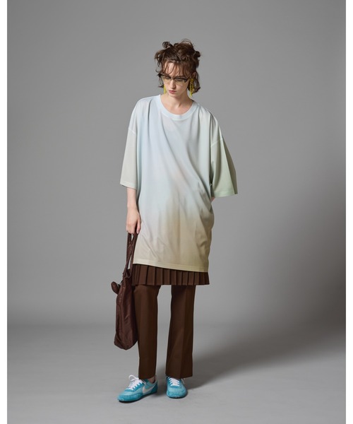 NON TOKYO（ノントーキョー）の「NON TOKYO/ノントーキョー/フレアスラックス（スラックス・レディース・ネイビー/ブラウン・1/2）」の5枚目の写真